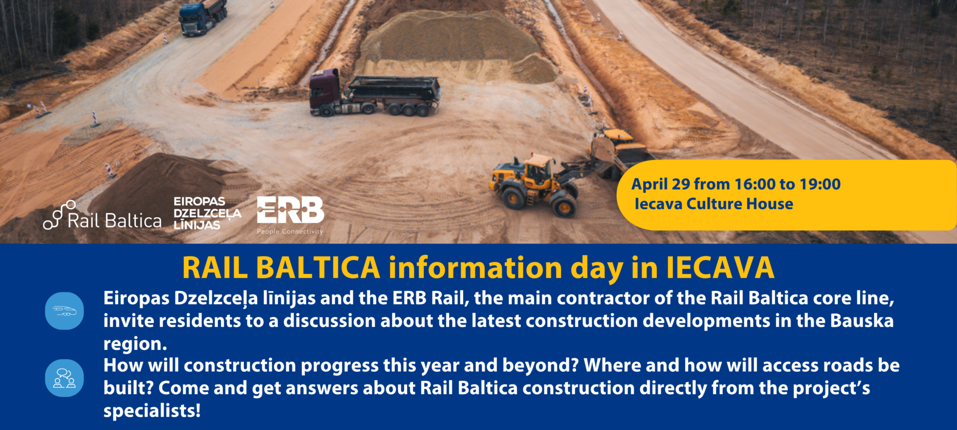 Rail Baltica southern section mainline Info Day in Iecava 1 Informativas dienas Iecava 10